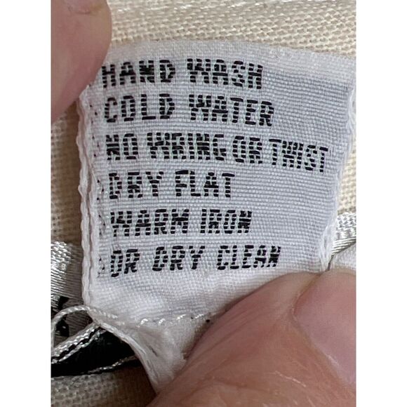 Vintage Nancy Johnson Knits Size Small Cream Sweater Dress Battenburg Lace Trim - Picture 9 of 11